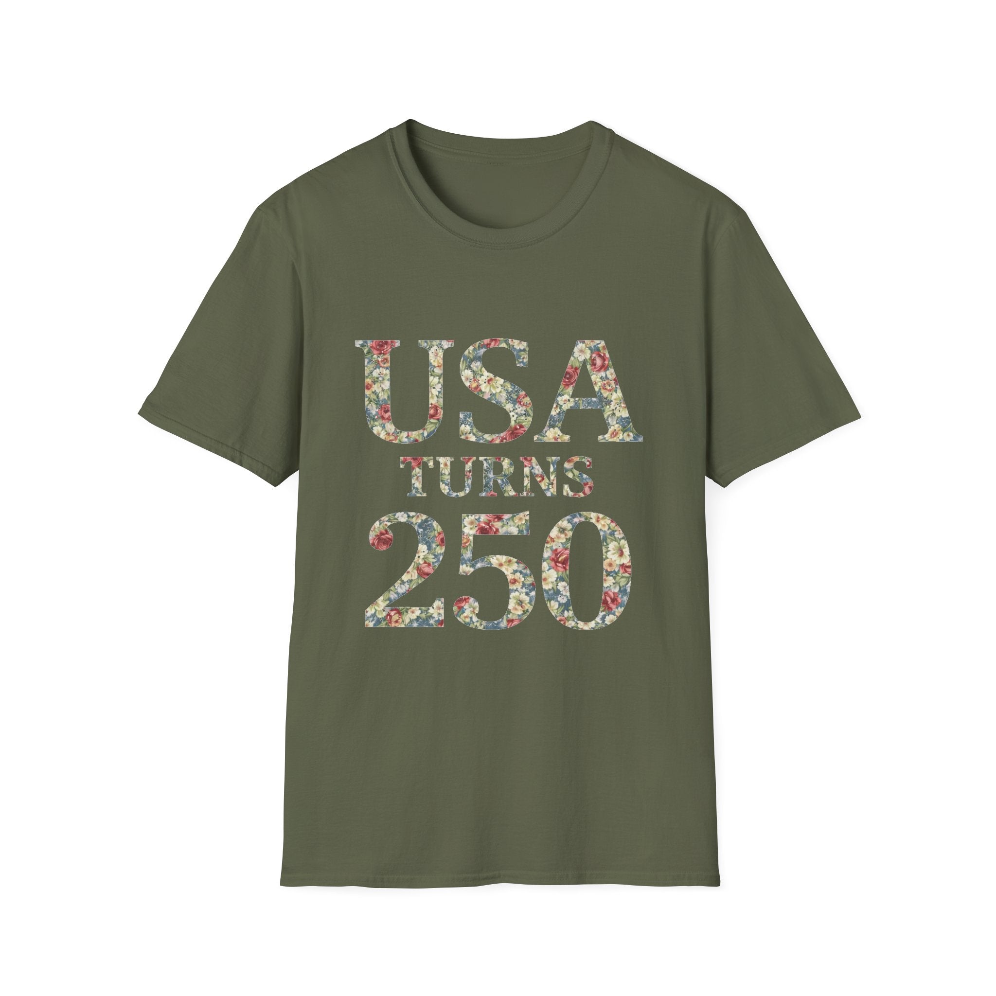 Floral America 250th Anniversary T-Shirt