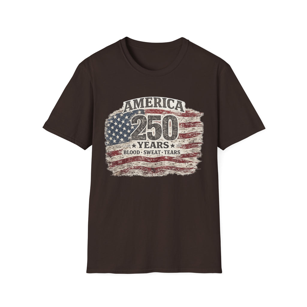 250 Years Patriotic T-Shirt — American Heritage Celebration Tee