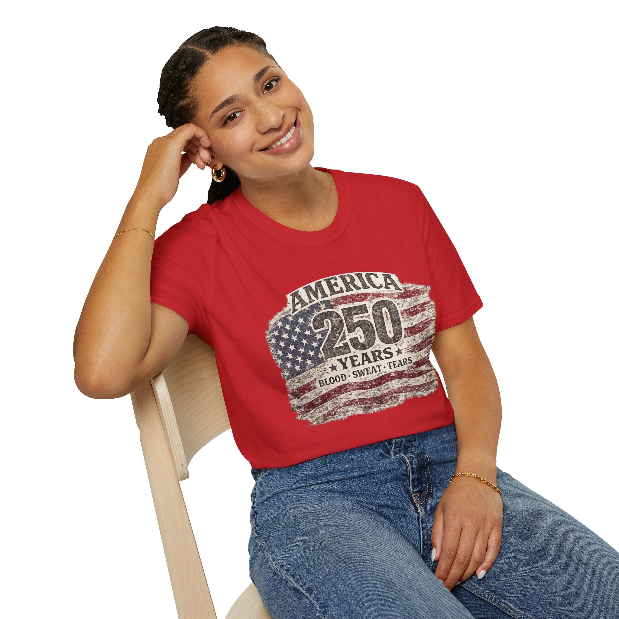 250 Years Patriotic T-Shirt — American Heritage Celebration Tee