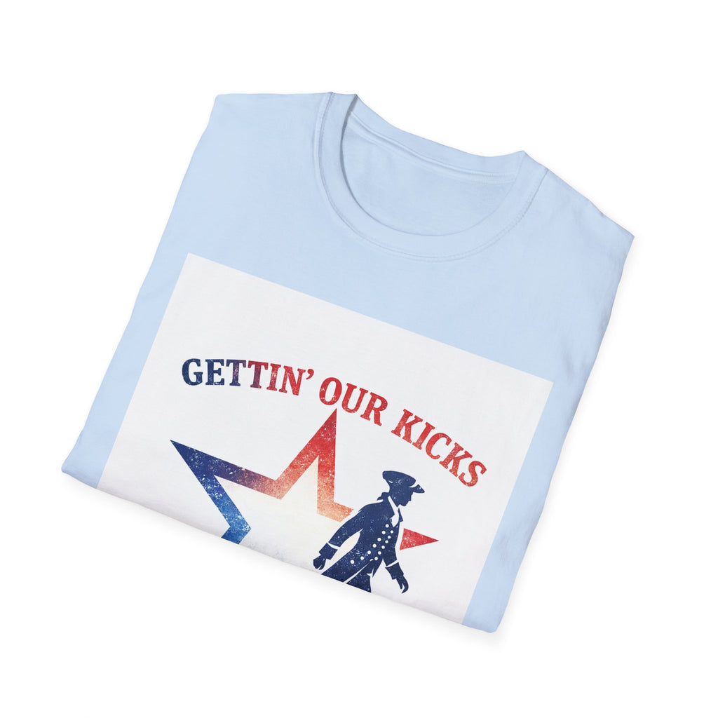 Gettin’ Our Kicks Since 1776 Patriotic Shirt