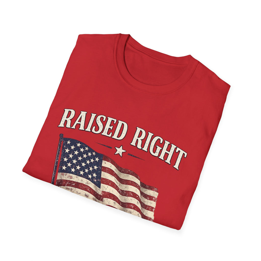 Raised Right Flag T-Shirt — American Flag "Since 1776" Patriotic Tee