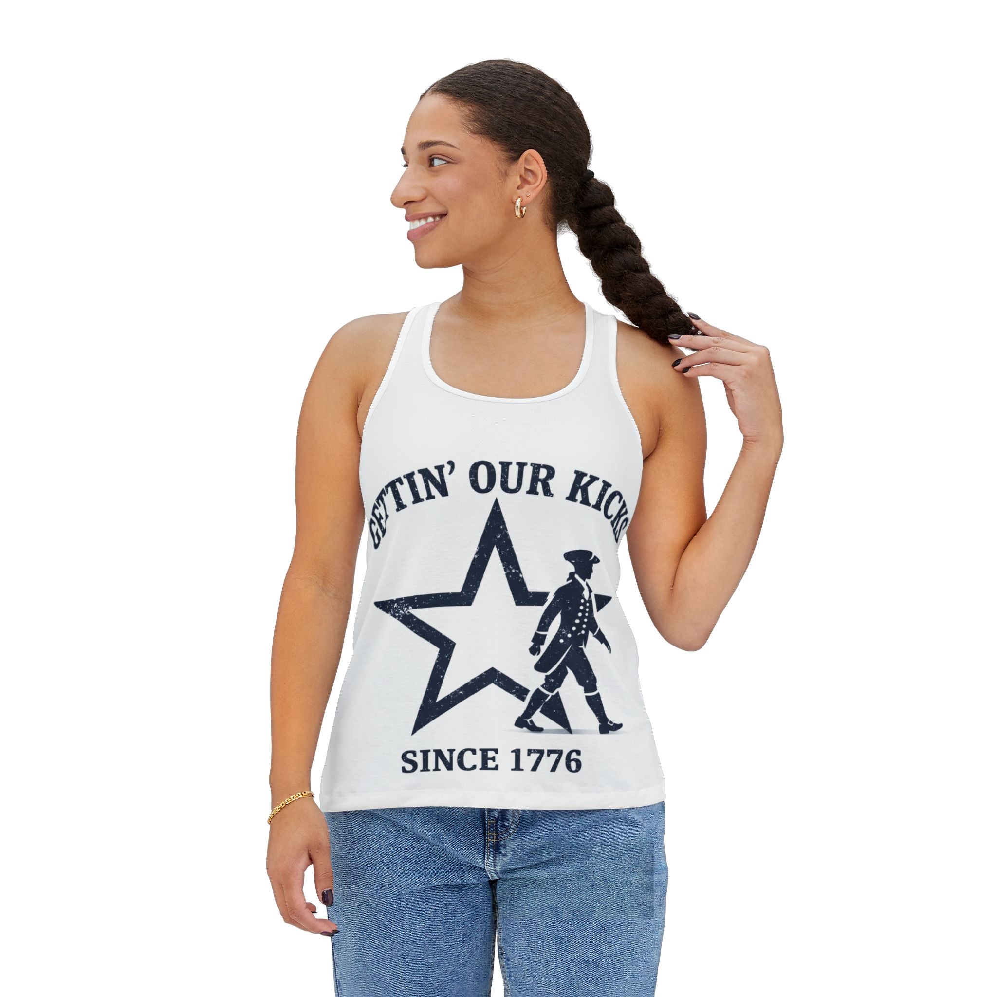 Gettin Our Kicks Since 1776 Women's Tank Top