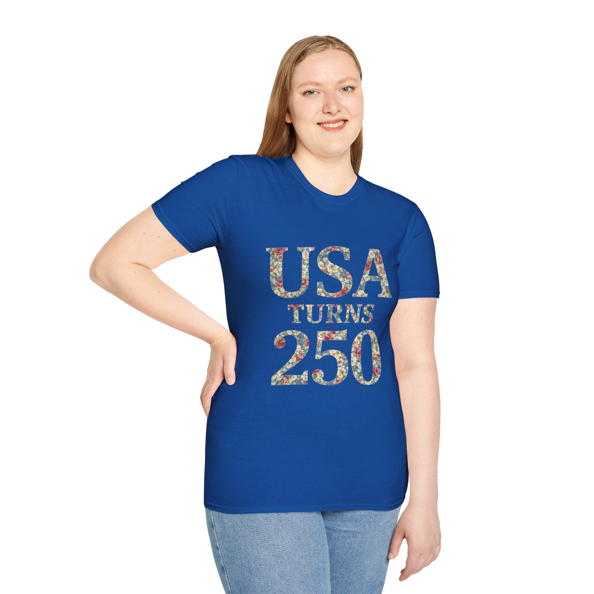 Floral America 250th Anniversary T-Shirt