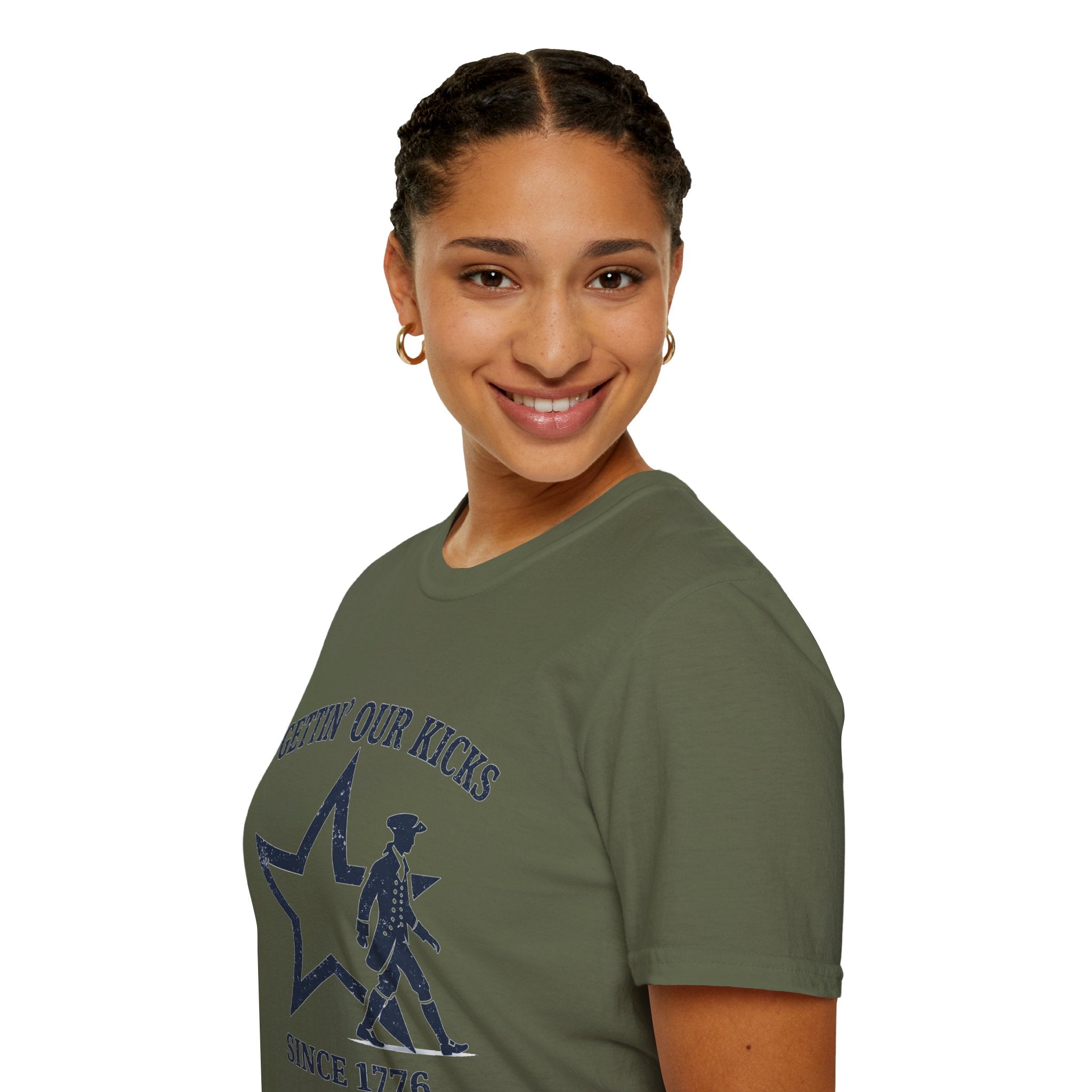 1776 Vintage Navy 'Gettin Our Kicks' T-Shirt