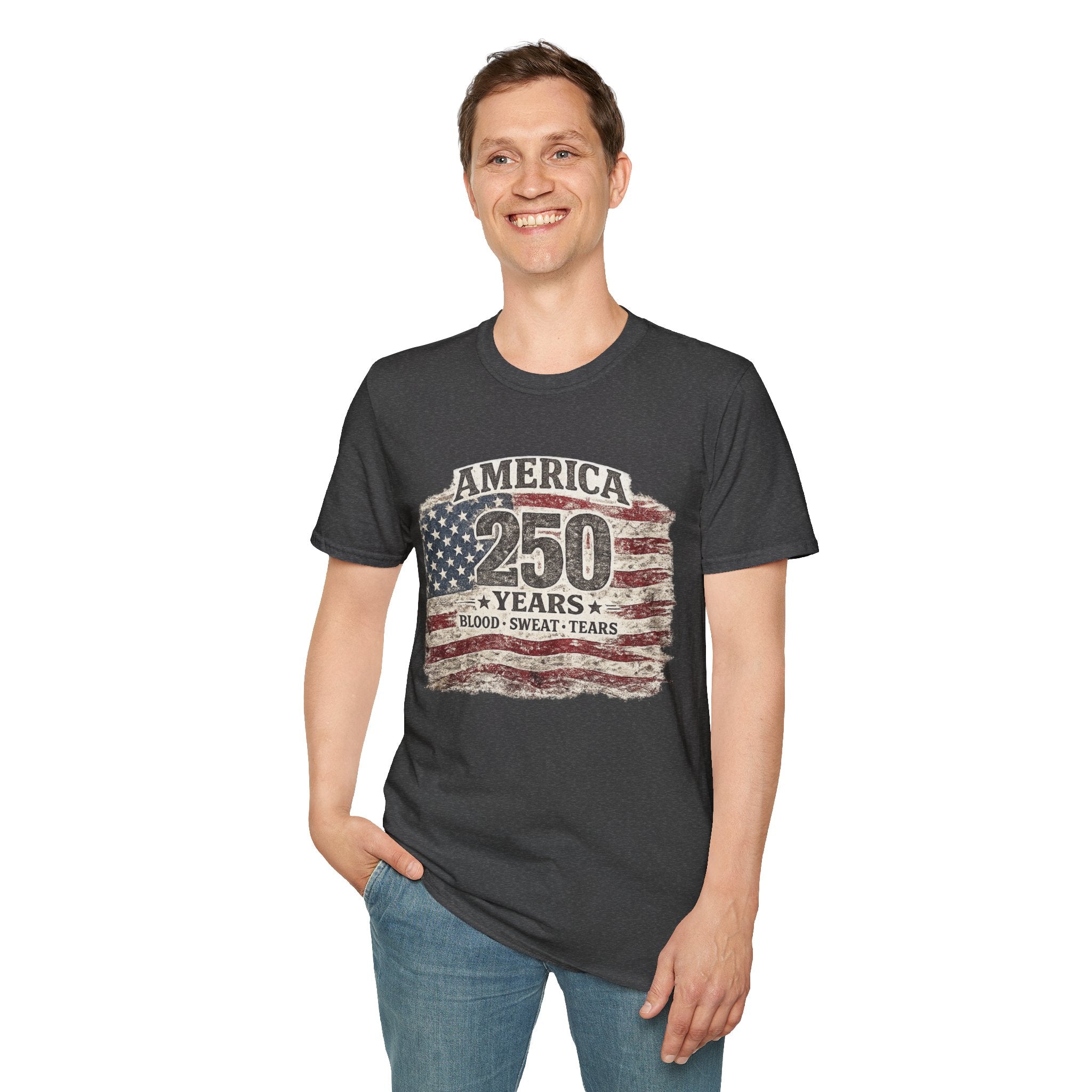 250 Years Patriotic T-Shirt — American Heritage Celebration Tee