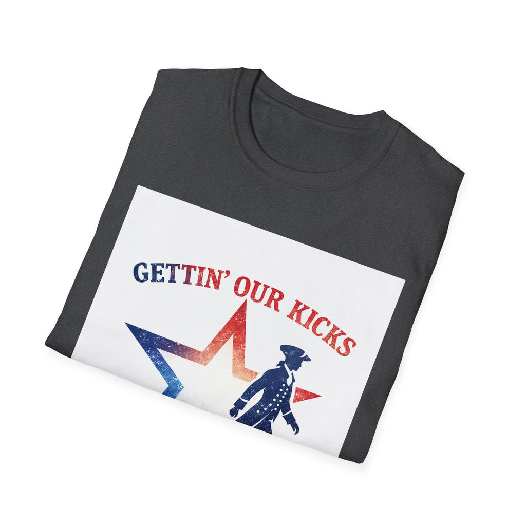Gettin’ Our Kicks Since 1776 Patriotic Shirt