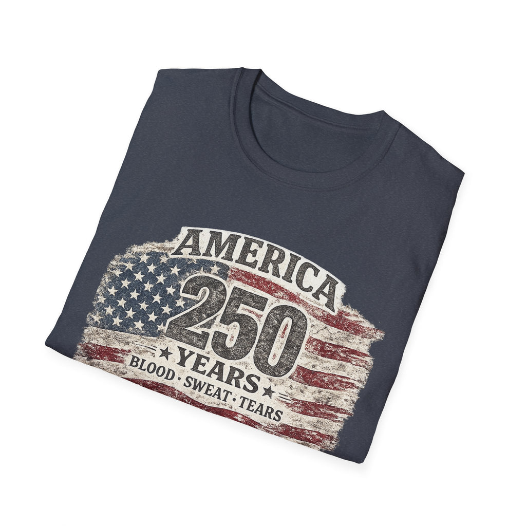 250 Years Patriotic T-Shirt — American Heritage Celebration Tee