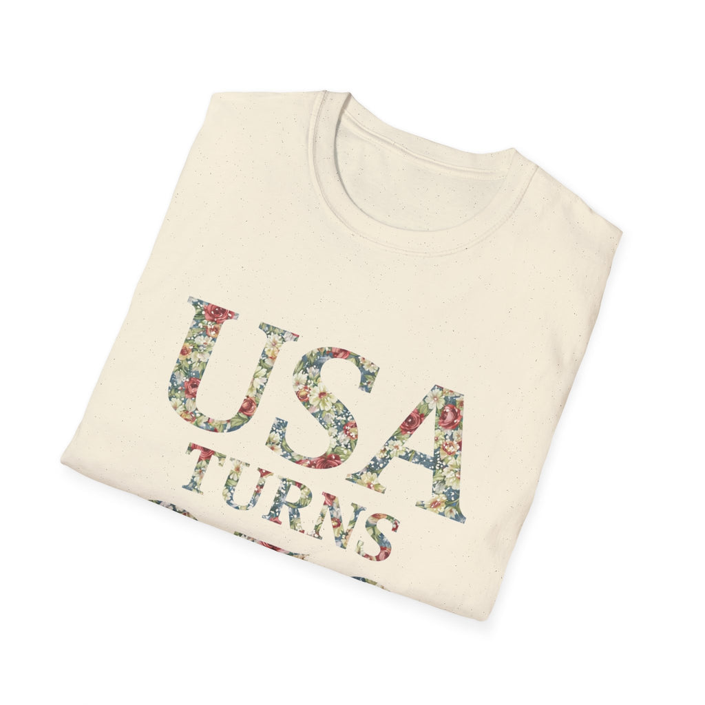 Floral America 250th Anniversary T-Shirt