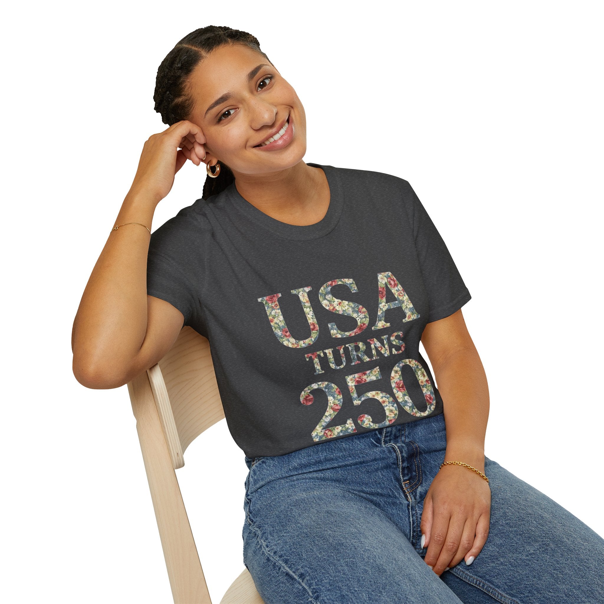 Floral America 250th Anniversary T-Shirt