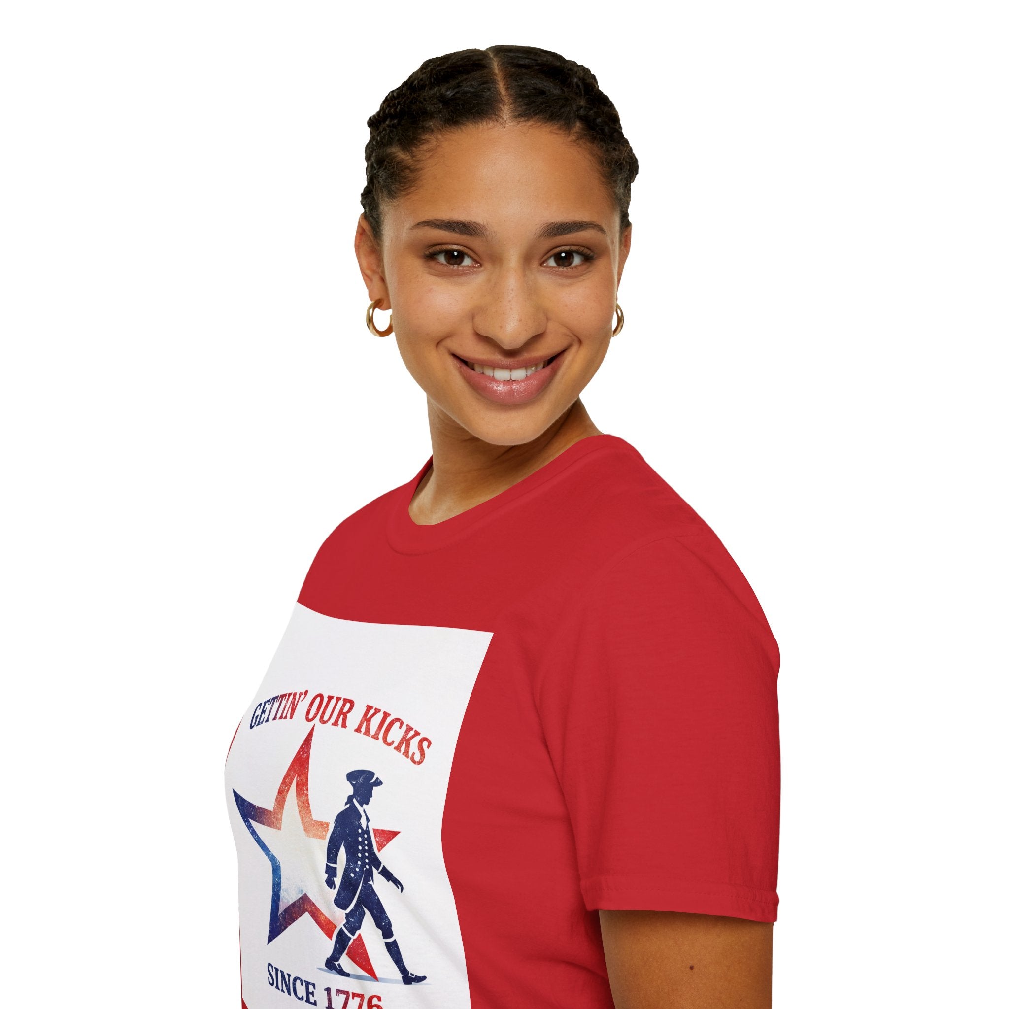 Gettin’ Our Kicks Since 1776 Patriotic Shirt