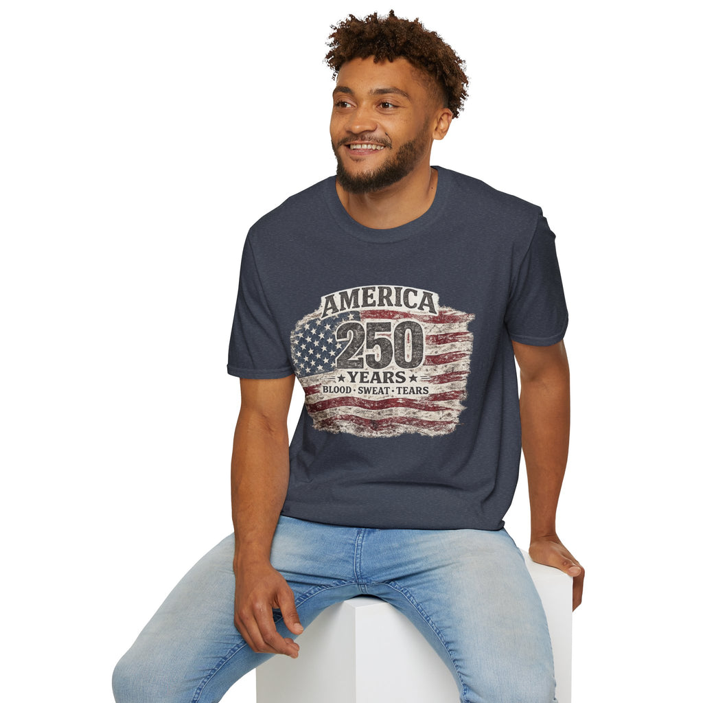 250 Years Patriotic T-Shirt — American Heritage Celebration Tee