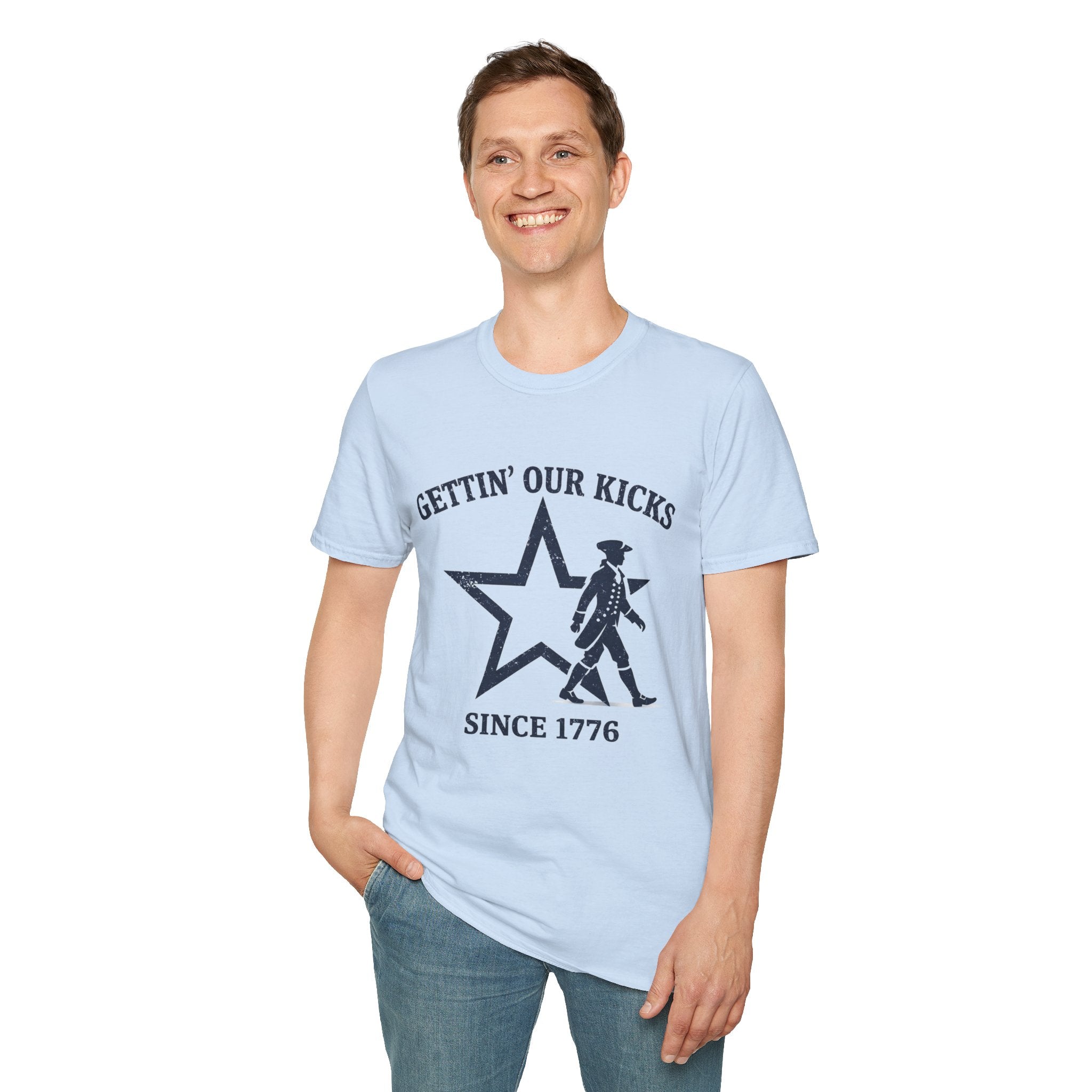 1776 Vintage Navy 'Gettin Our Kicks' T-Shirt