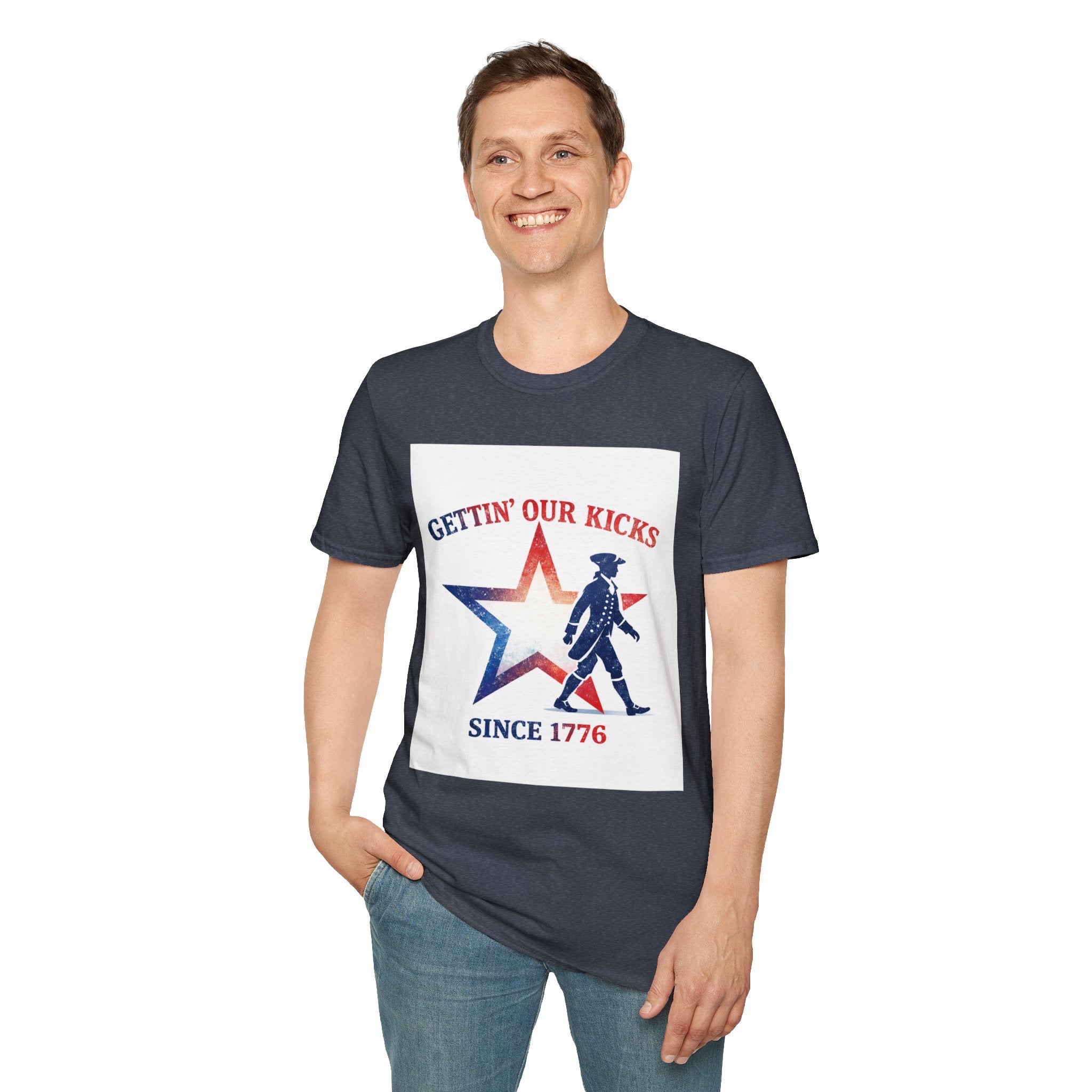 Gettin’ Our Kicks Since 1776 Patriotic Shirt