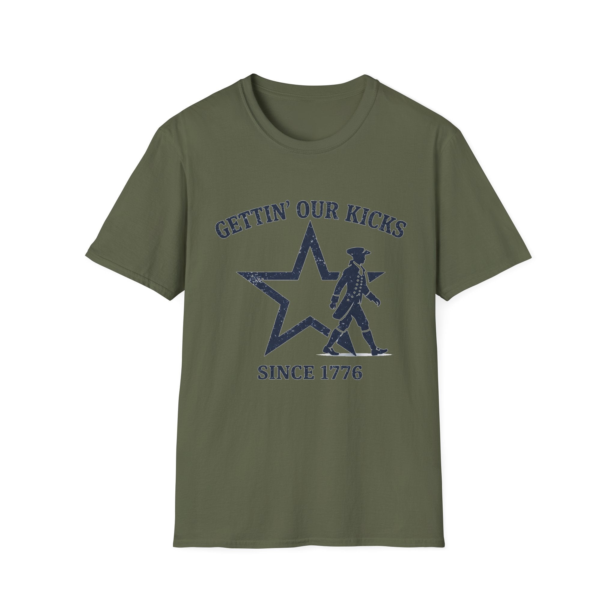 1776 Vintage Navy 'Gettin Our Kicks' T-Shirt
