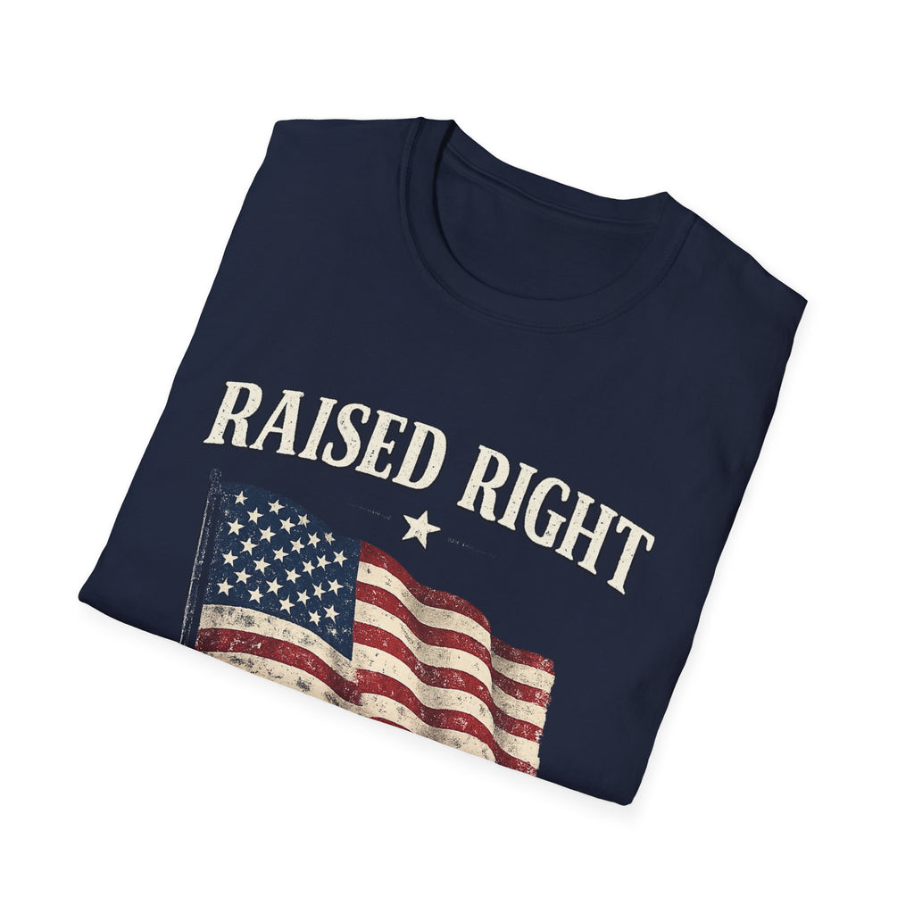 Raised Right Flag T-Shirt — American Flag "Since 1776" Patriotic Tee