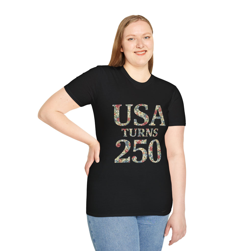 Floral America 250th Anniversary T-Shirt
