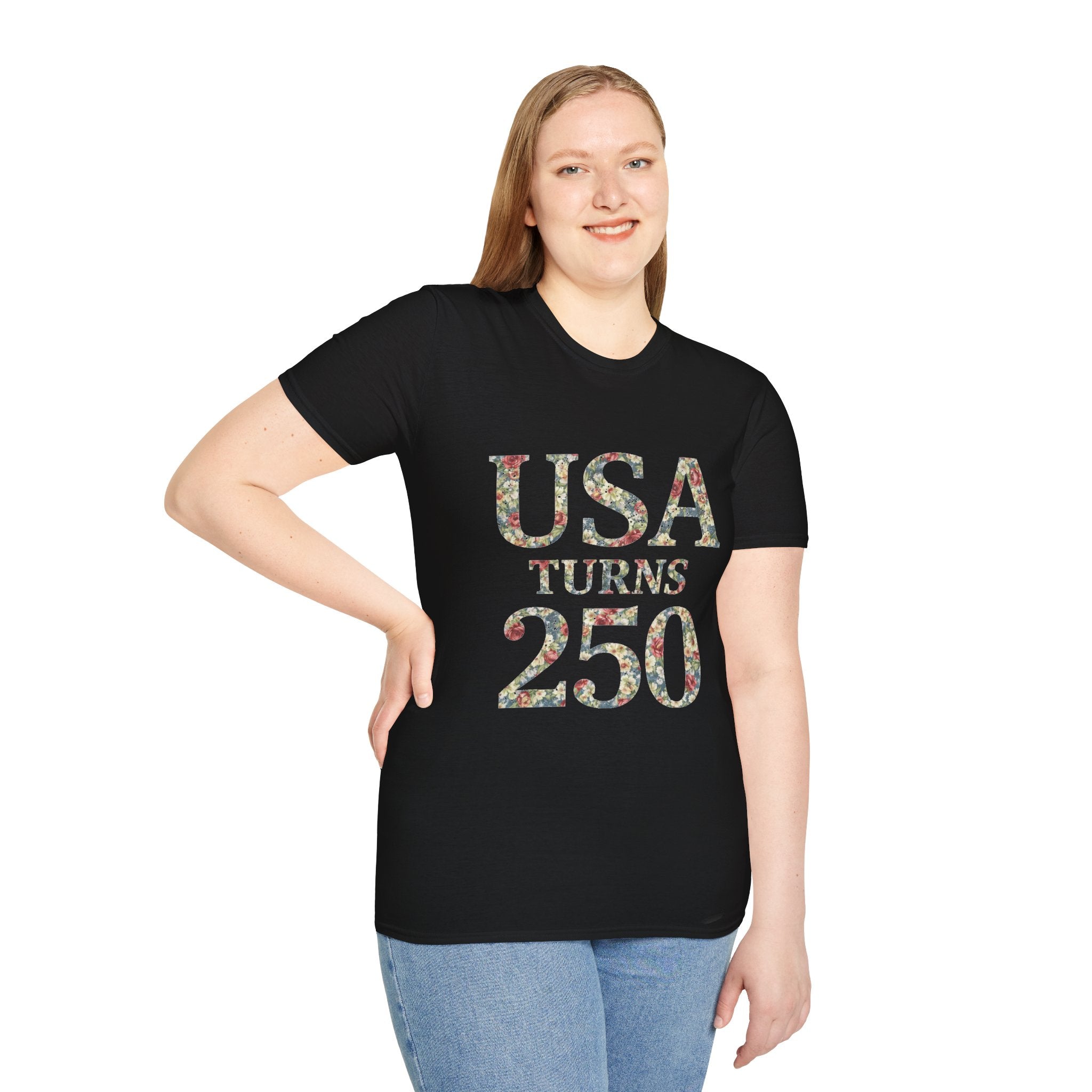 Floral America 250th Anniversary T-Shirt