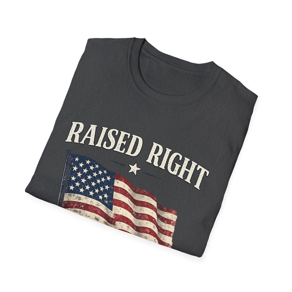 Raised Right Flag T-Shirt — American Flag "Since 1776" Patriotic Tee