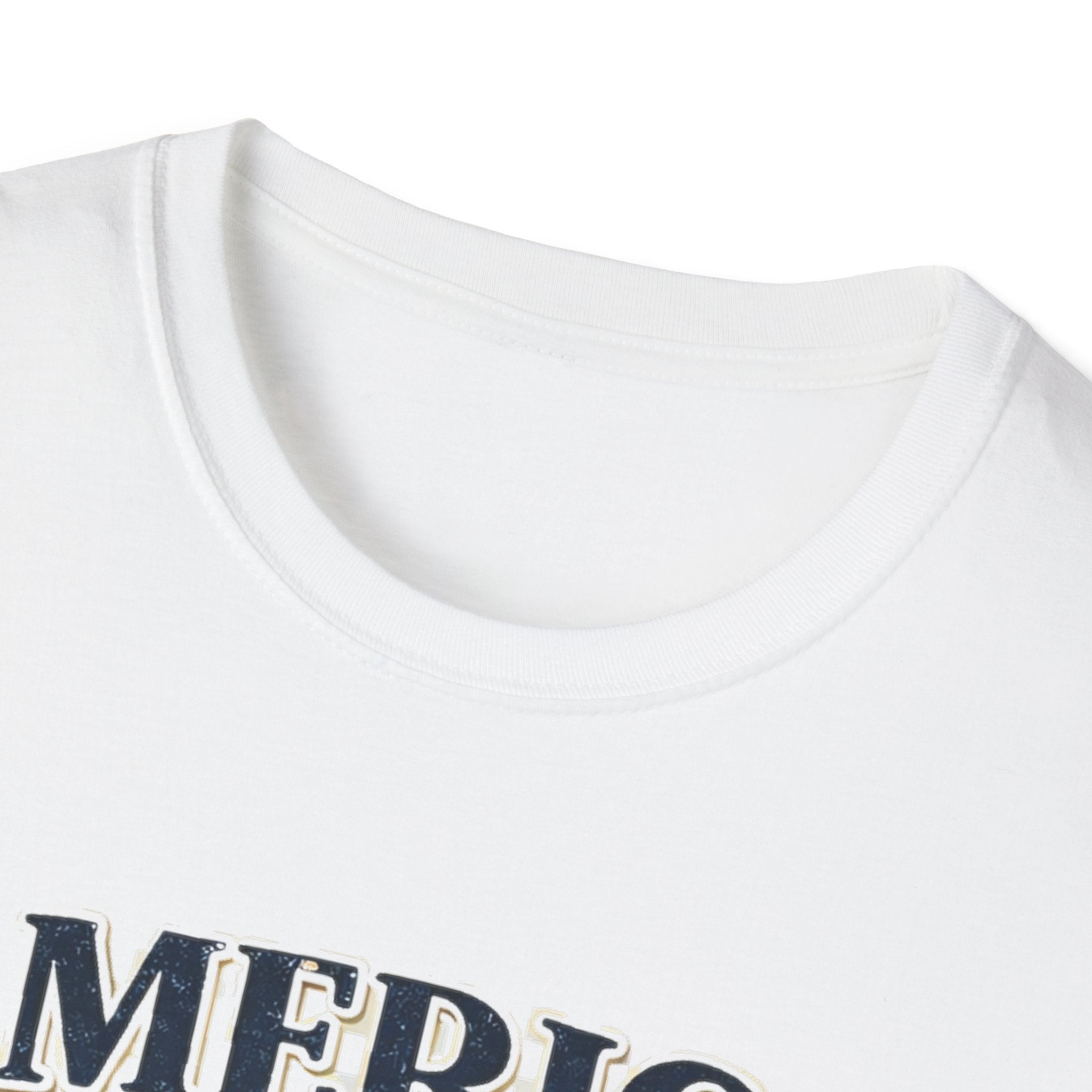 America Living on Prayer and Faith Unisex Softstyle T-Shirt