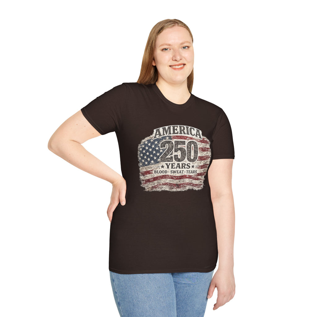 250 Years Patriotic T-Shirt — American Heritage Celebration Tee