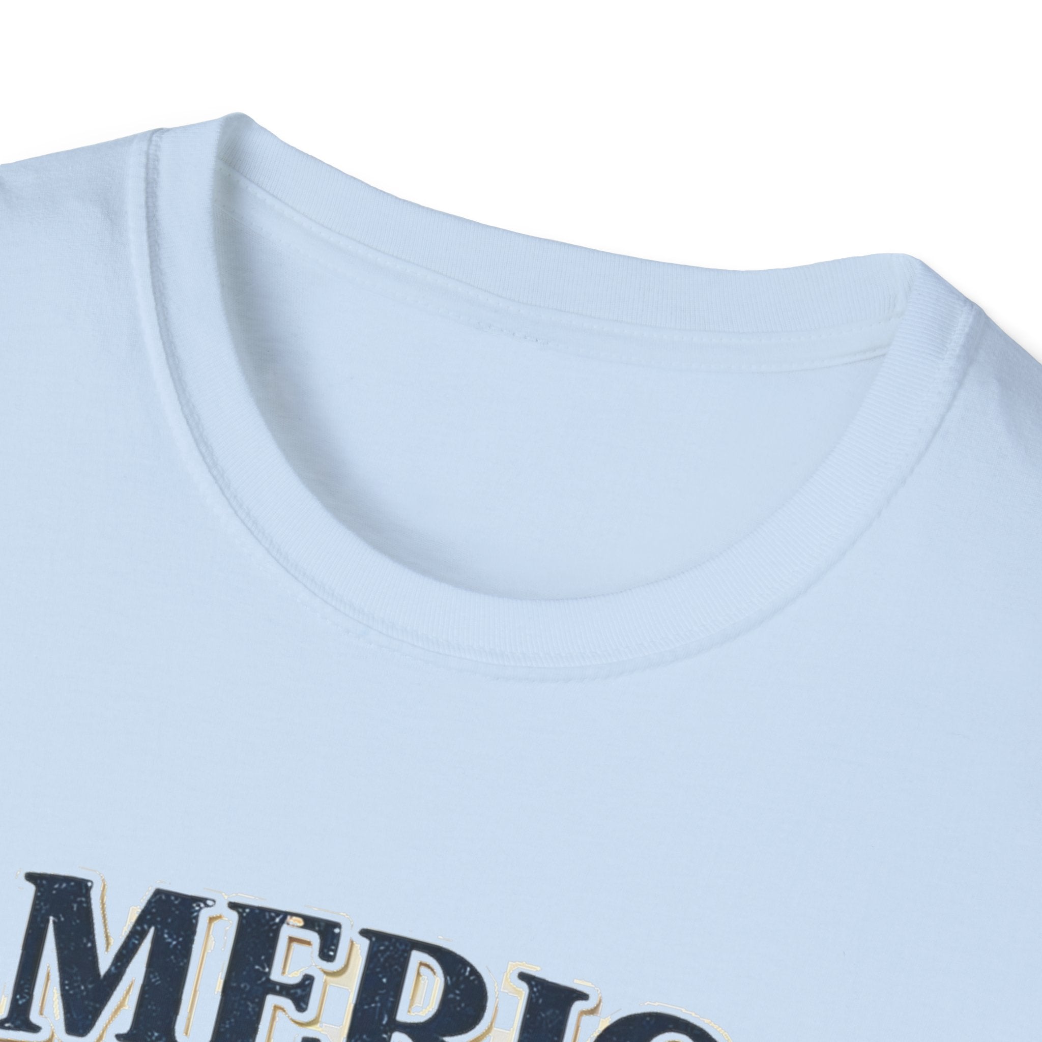 America Living on Prayer and Faith Unisex Softstyle T-Shirt