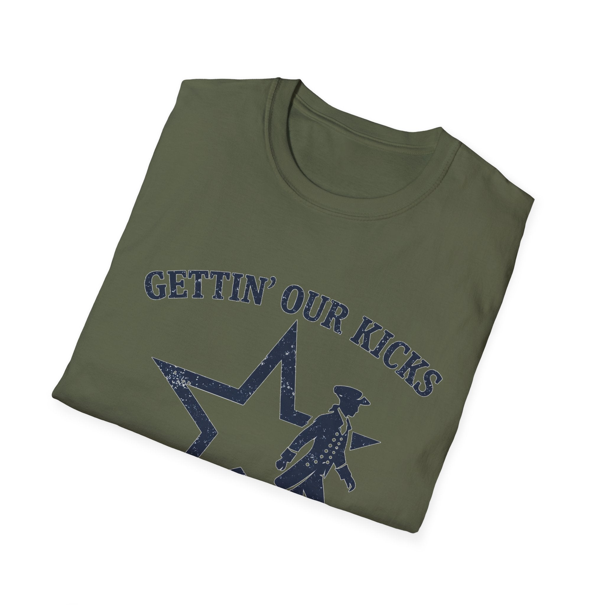 1776 Vintage Navy 'Gettin Our Kicks' T-Shirt