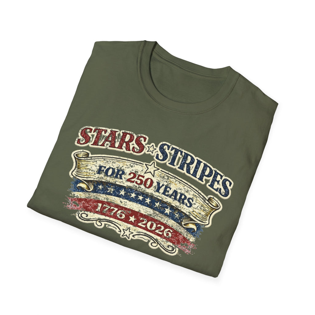 Stars and Stripes T-Shirt — Patriotic American Flag Tee