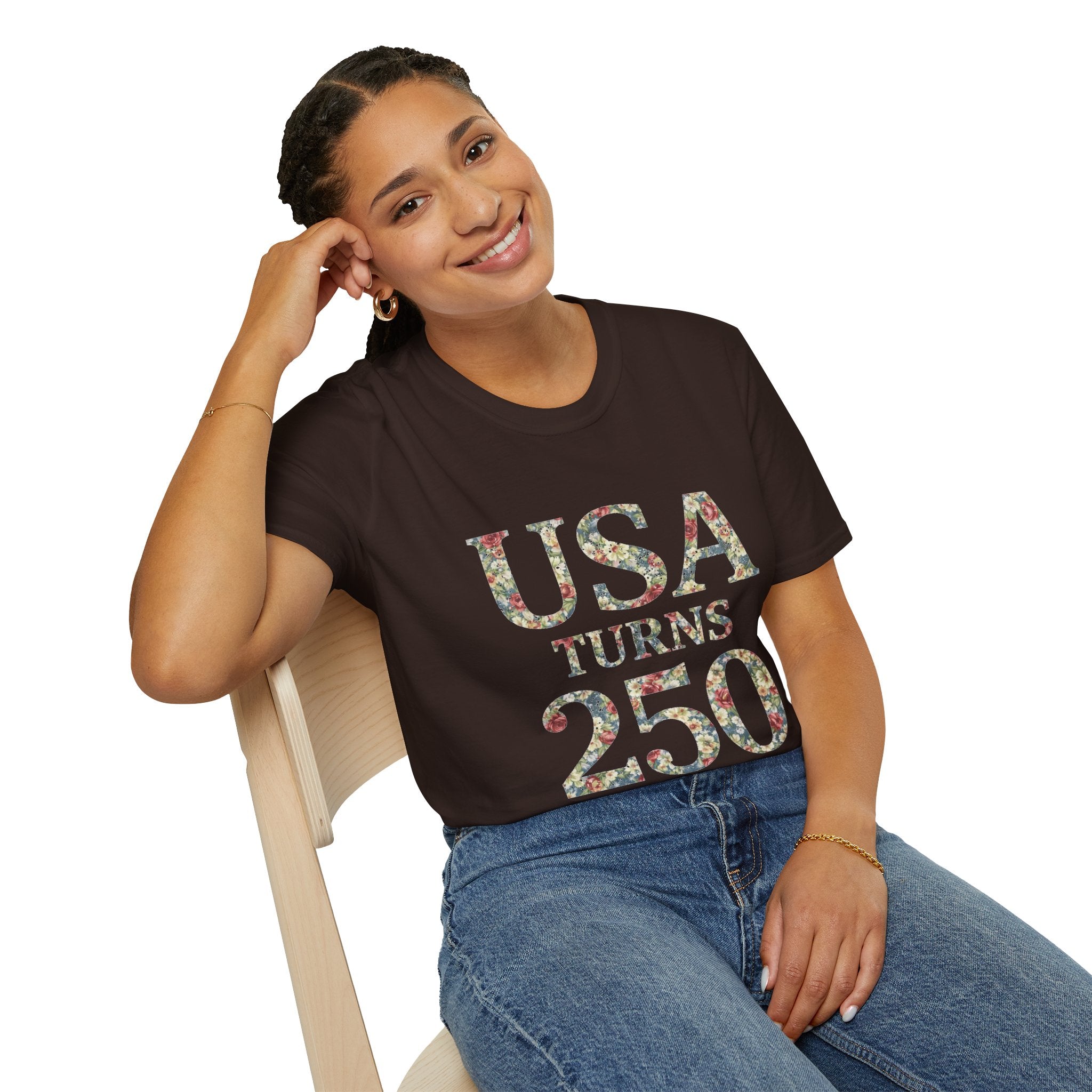 Floral America 250th Anniversary T-Shirt