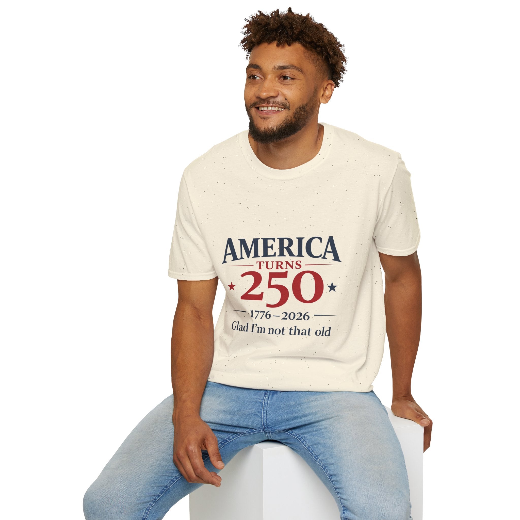 America Is 250 T-Shirt — Funny Patriotic 250th Birthday Tee