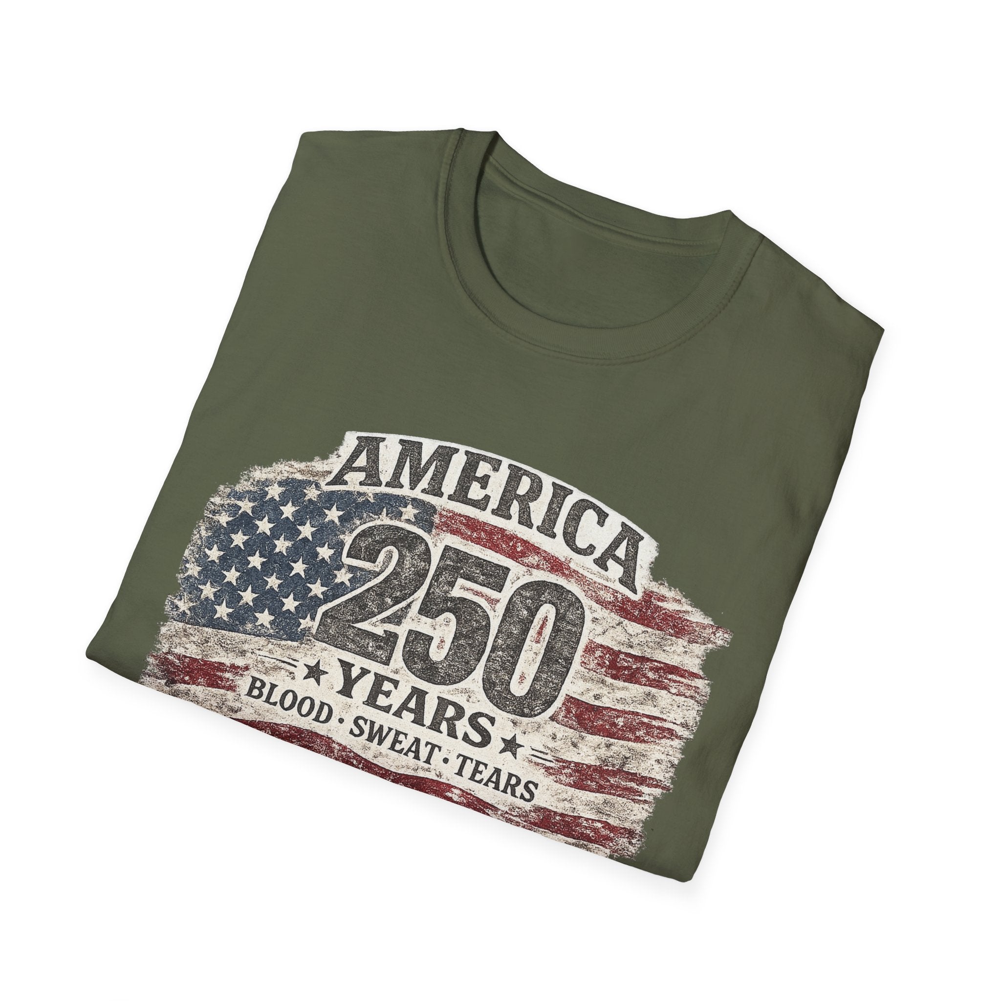 250 Years Patriotic T-Shirt — American Heritage Celebration Tee