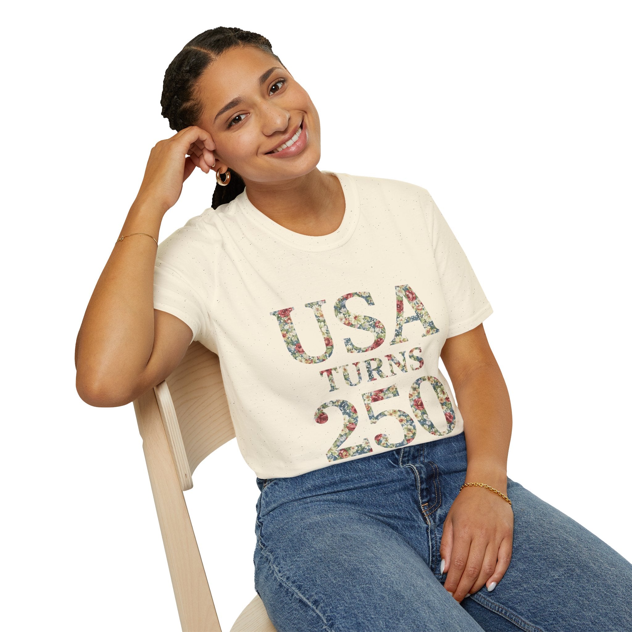 Floral America 250th Anniversary T-Shirt