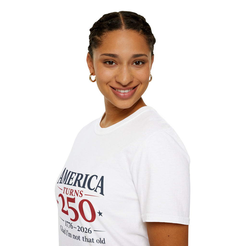 America Is 250 T-Shirt — Funny Patriotic 250th Birthday Tee