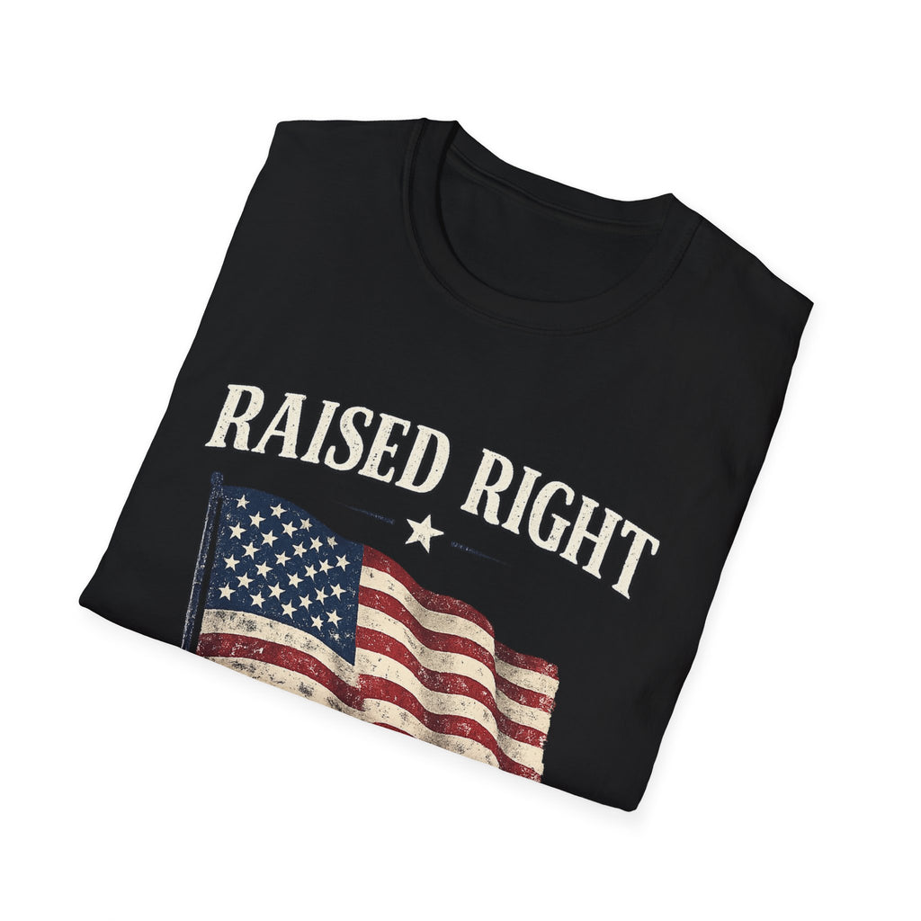 Raised Right Flag T-Shirt — American Flag "Since 1776" Patriotic Tee