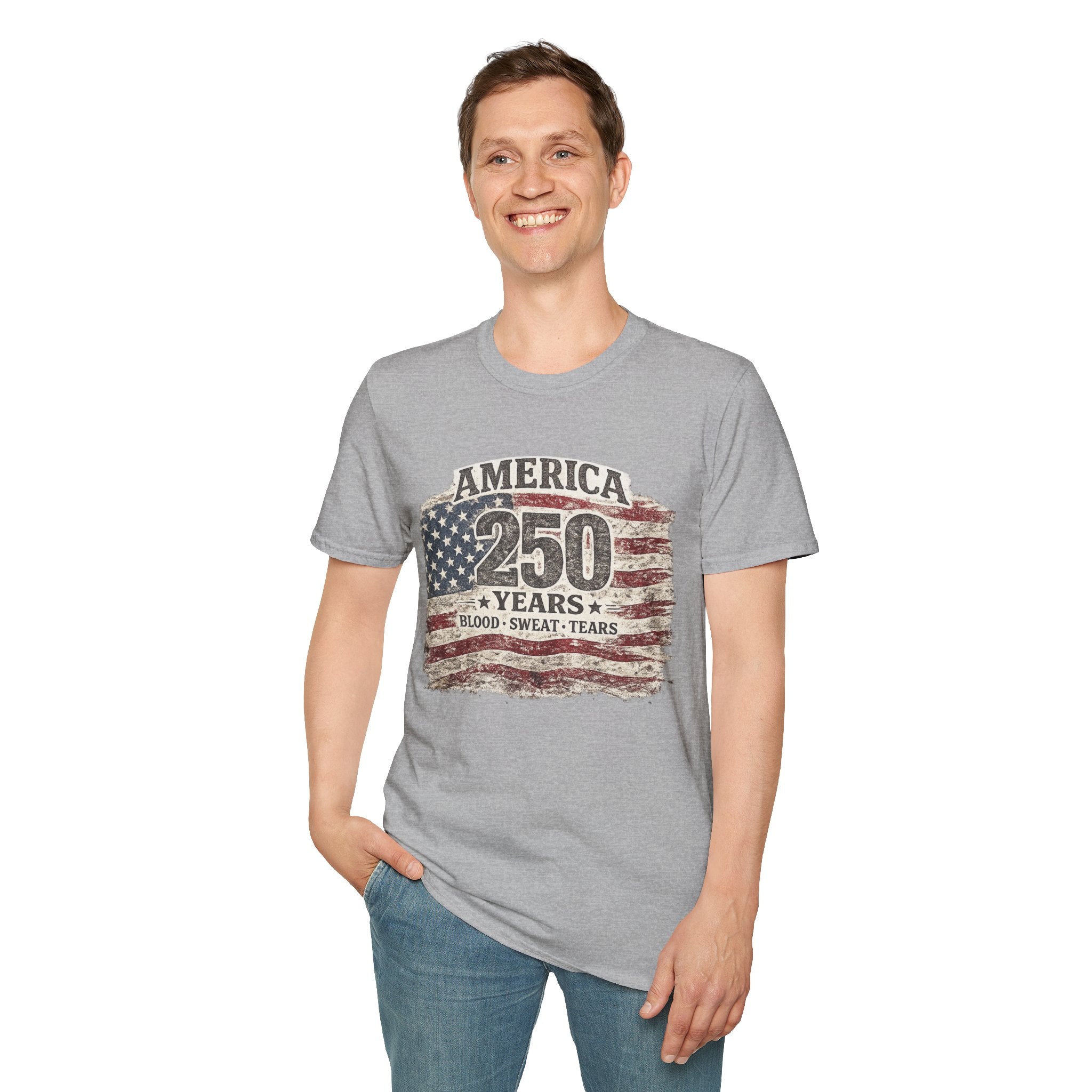 250 Years Patriotic T-Shirt — American Heritage Celebration Tee
