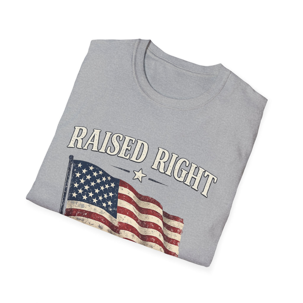 Raised Right Flag T-Shirt — American Flag "Since 1776" Patriotic Tee