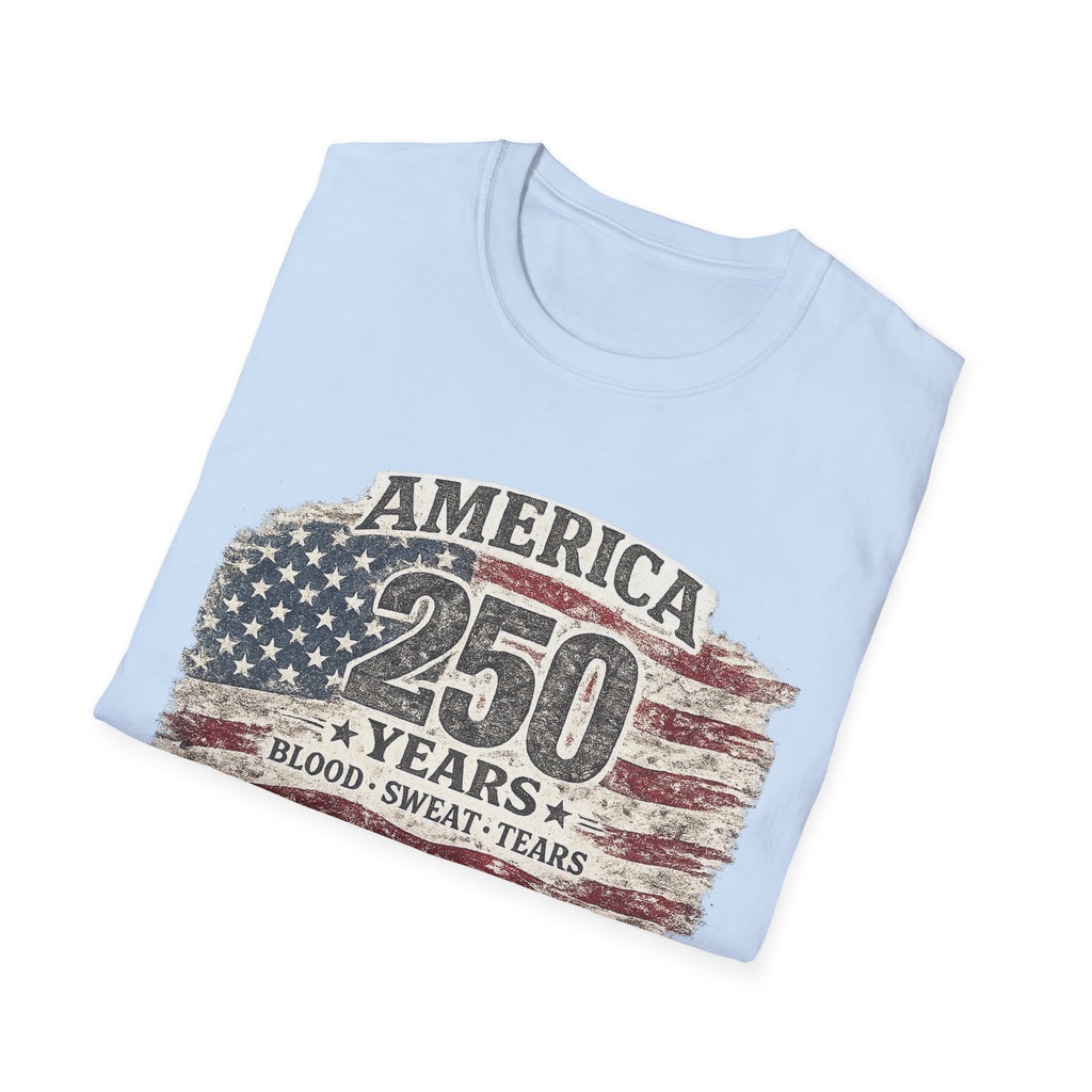 250 Years Patriotic T-Shirt — American Heritage Celebration Tee