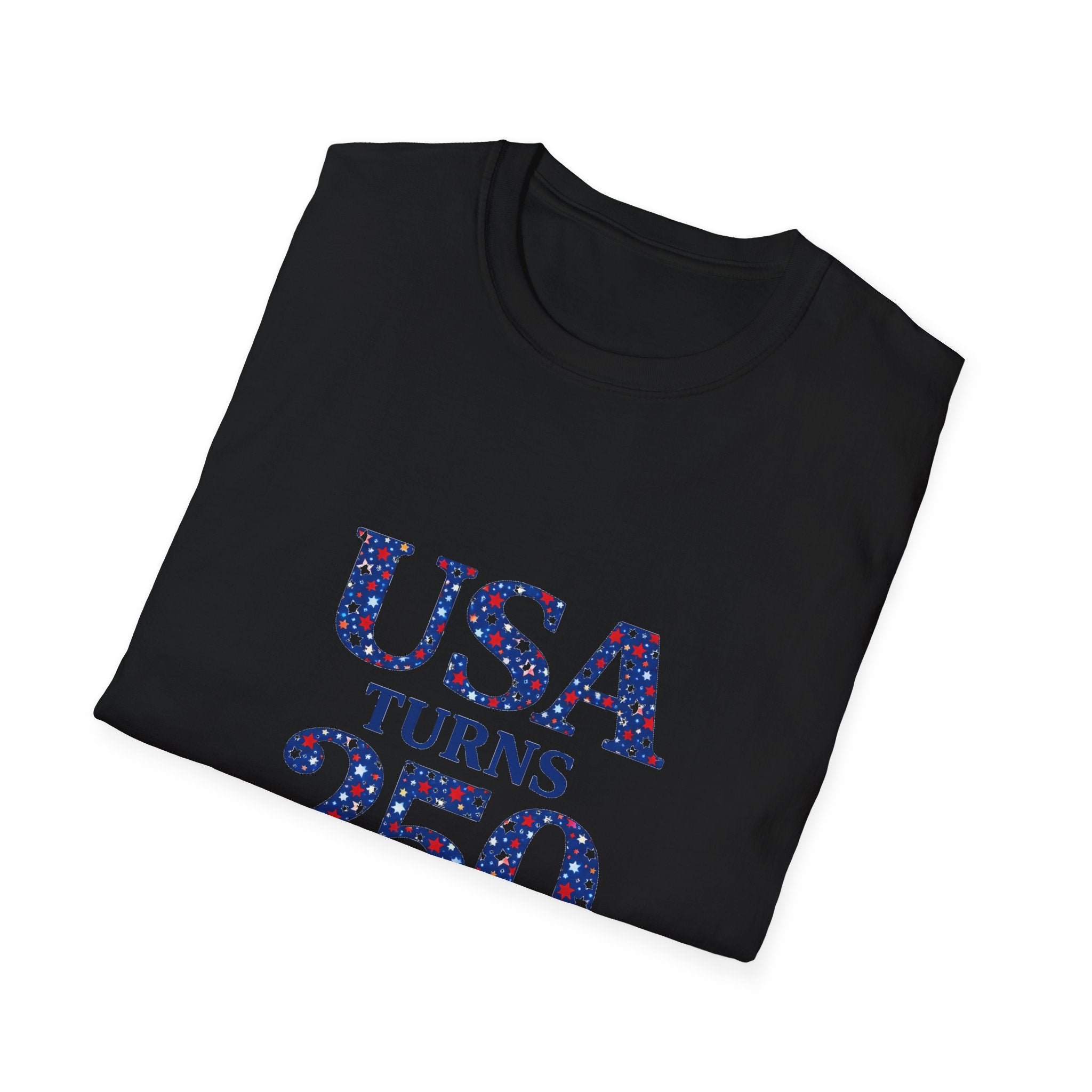 USA Turns 250 Stars T-Shirt — 250th Anniversary Americana Tee