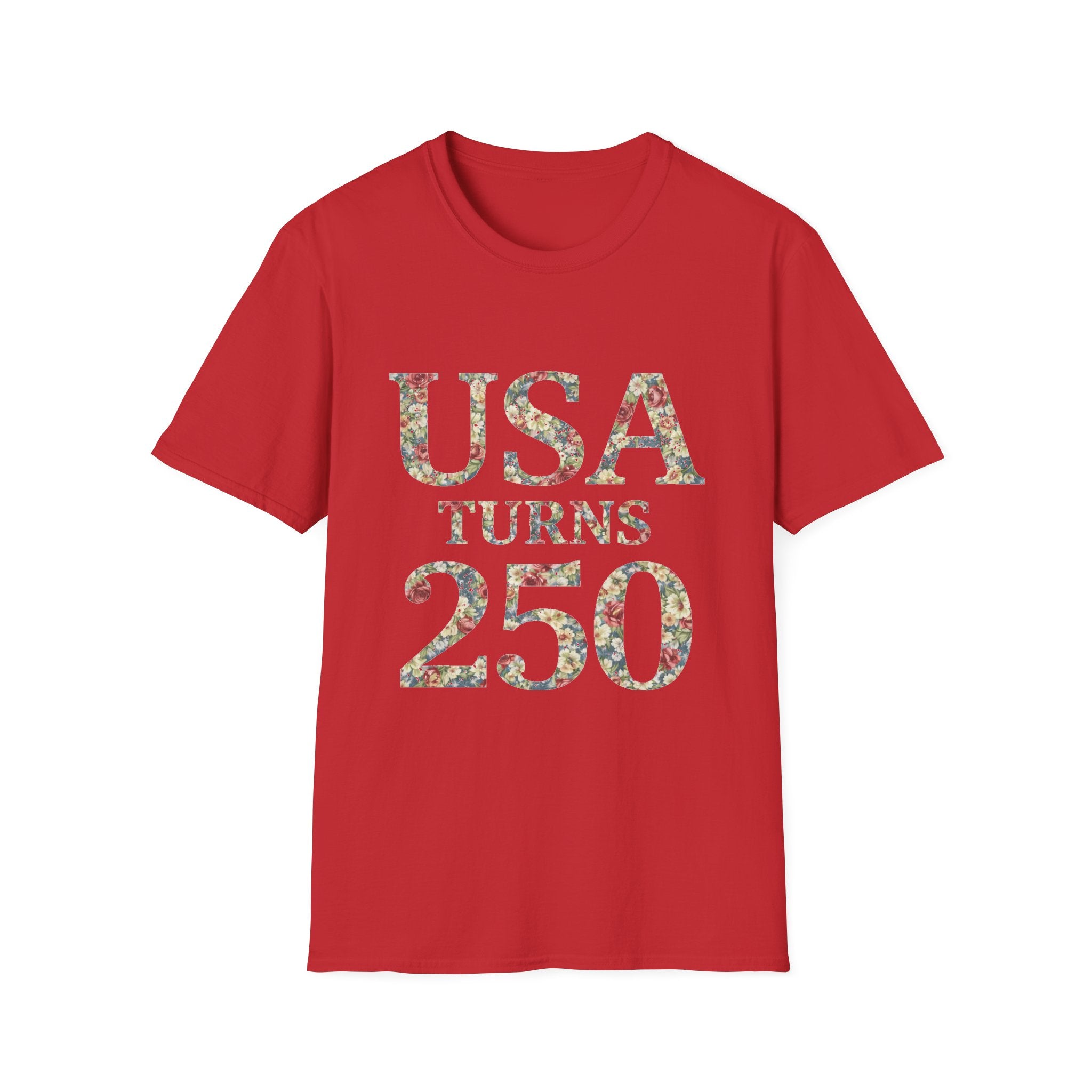 Floral America 250th Anniversary T-Shirt