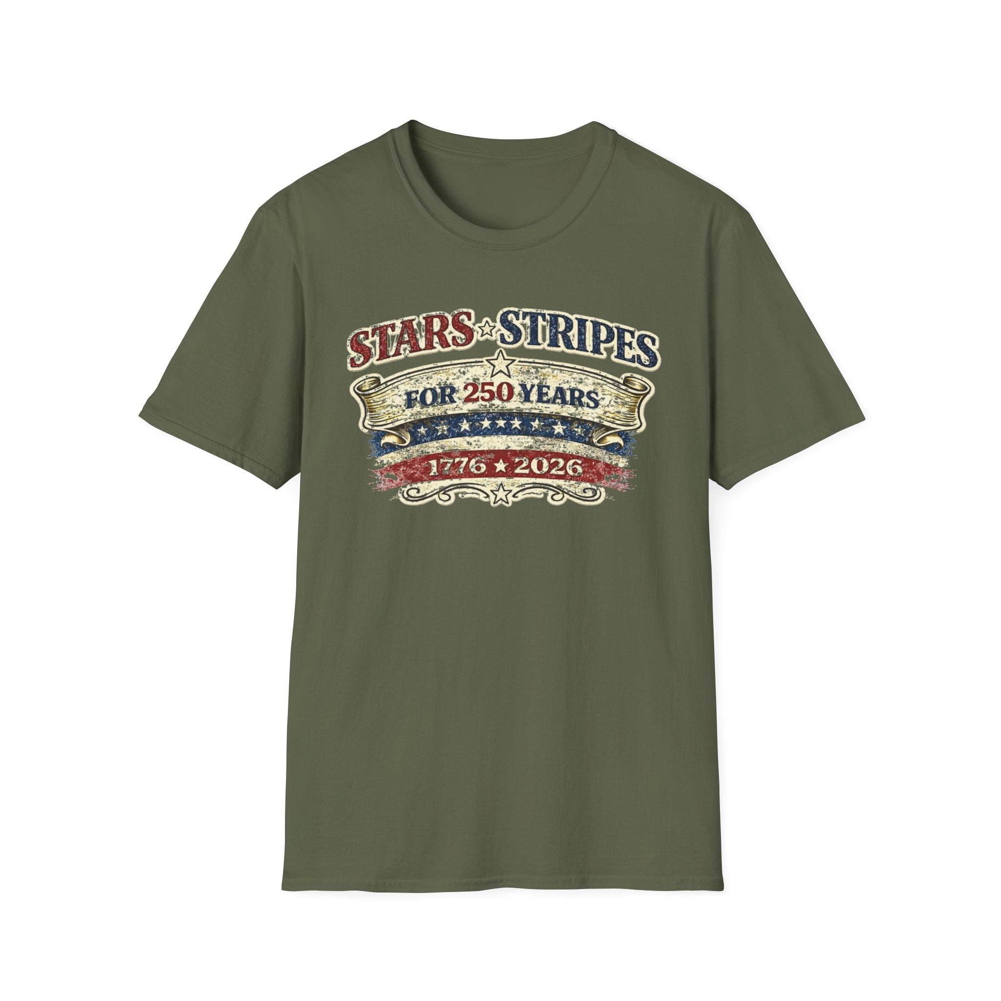 Stars and Stripes T-Shirt — Patriotic American Flag Tee