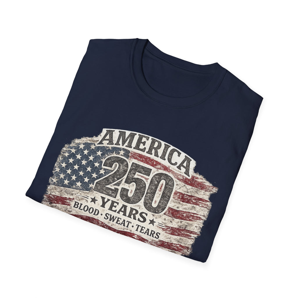 250 Years Patriotic T-Shirt — American Heritage Celebration Tee