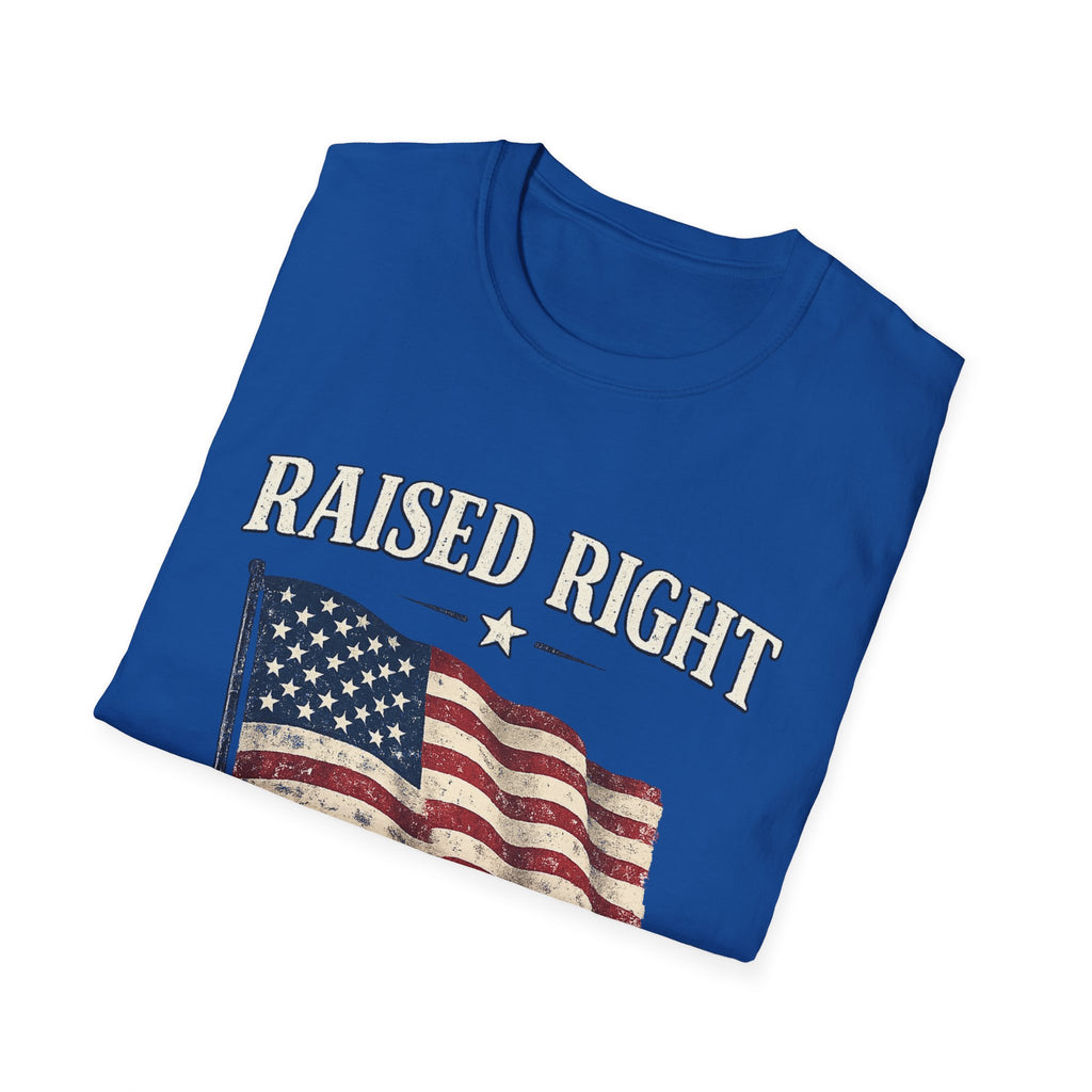 Raised Right Flag T-Shirt — American Flag "Since 1776" Patriotic Tee