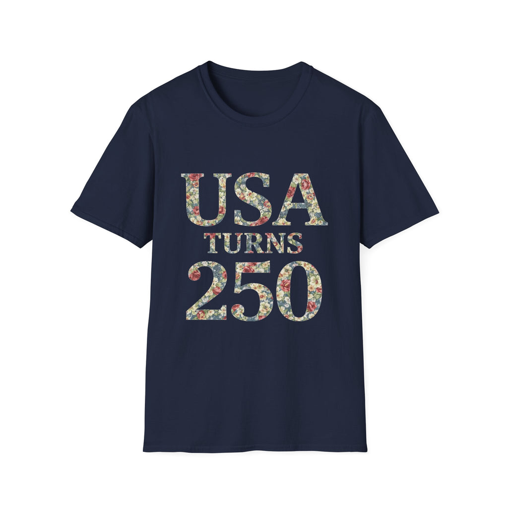 Floral America 250th Anniversary T-Shirt